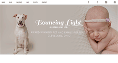 Desktop Screenshot of bouncinglightphoto.com